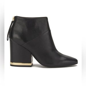 Ash Women's Indy Leather Heeled Ankle Boots - Black SZ 7